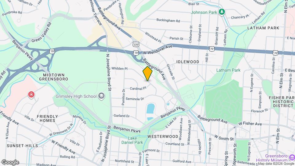 1303 Whilden Pl Map and Location Details