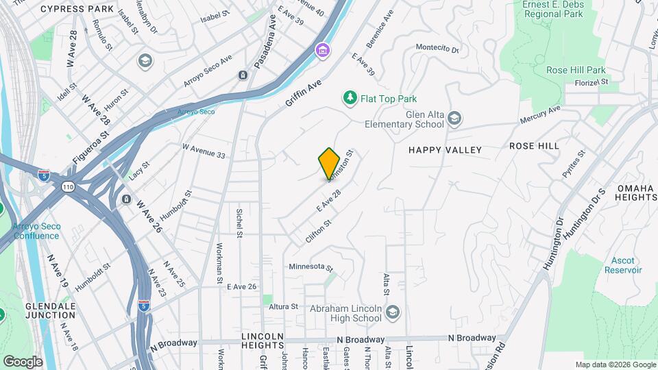 3116 Johnston St Map and Location Details