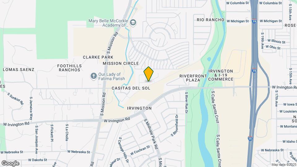 1645 W Valladolid Dr Map and Location Details
