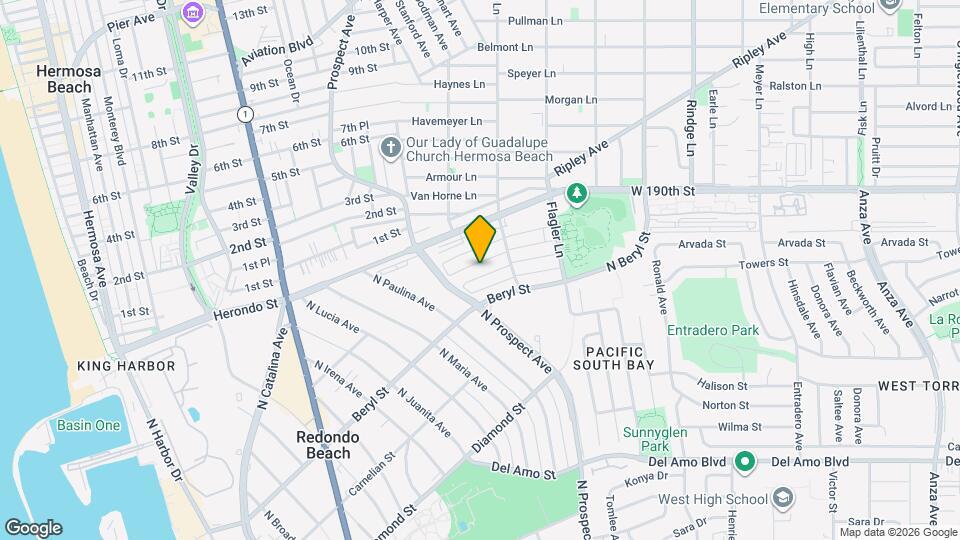 1221 Amethyst St, Unit APT B Map and Location Details