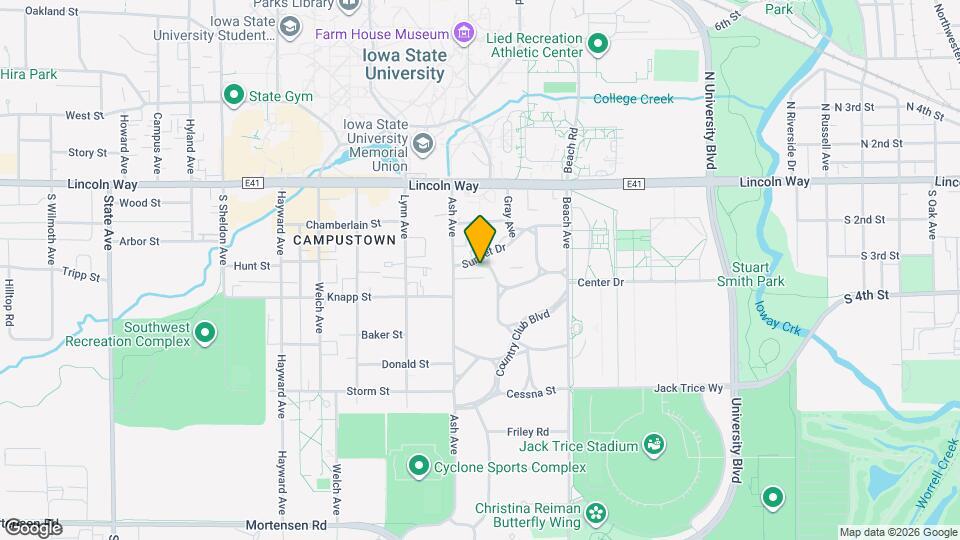 2140 Sunset Dr Map and Location Details