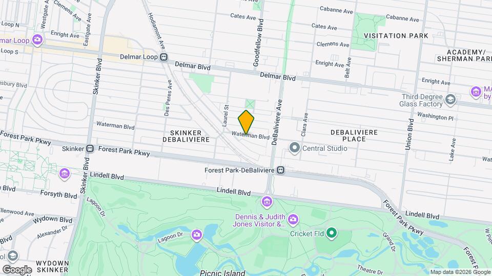 5766 Waterman Blvd Map and Location Details