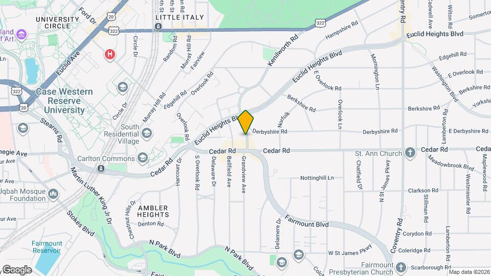 2463 Derbyshire Rd Map and Location Details