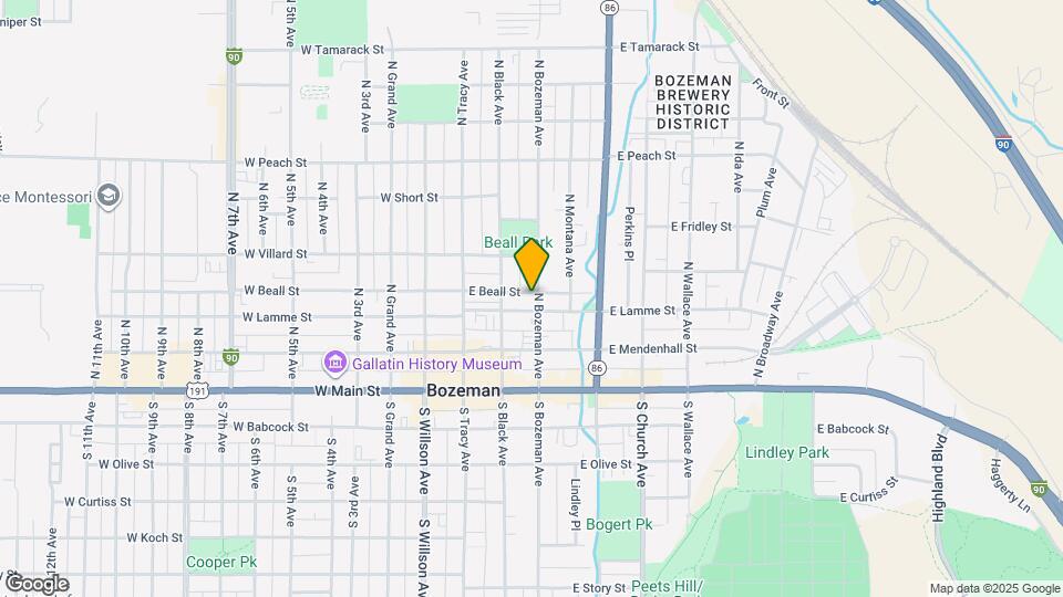205 N Bozeman Ave Map and Location Details