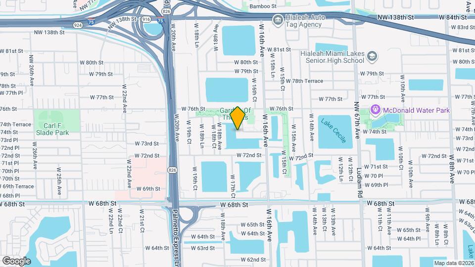 7400 W 17th Ave Map and Location Details