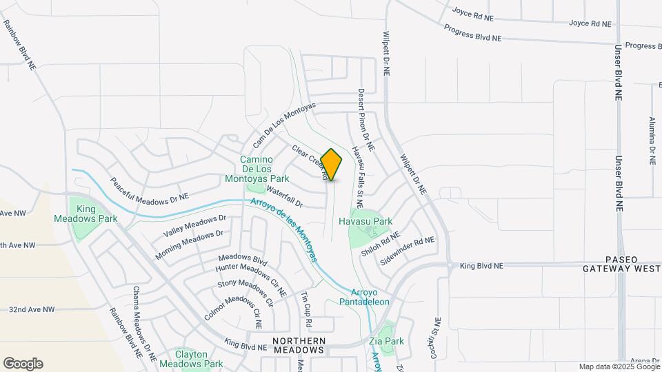 3644 Clear Creek Rd Map and Location Details