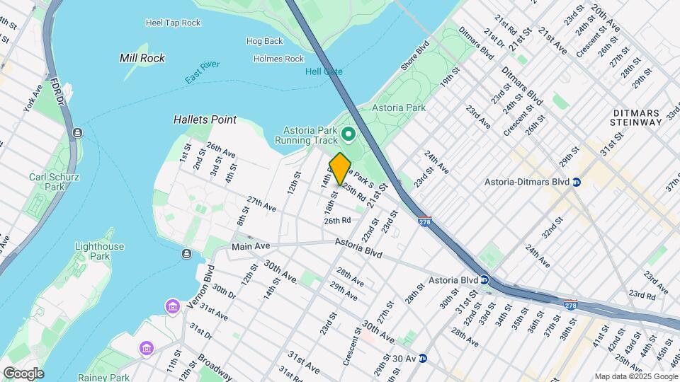 25-35 18th St Mapa y Detalles de la Ubicación