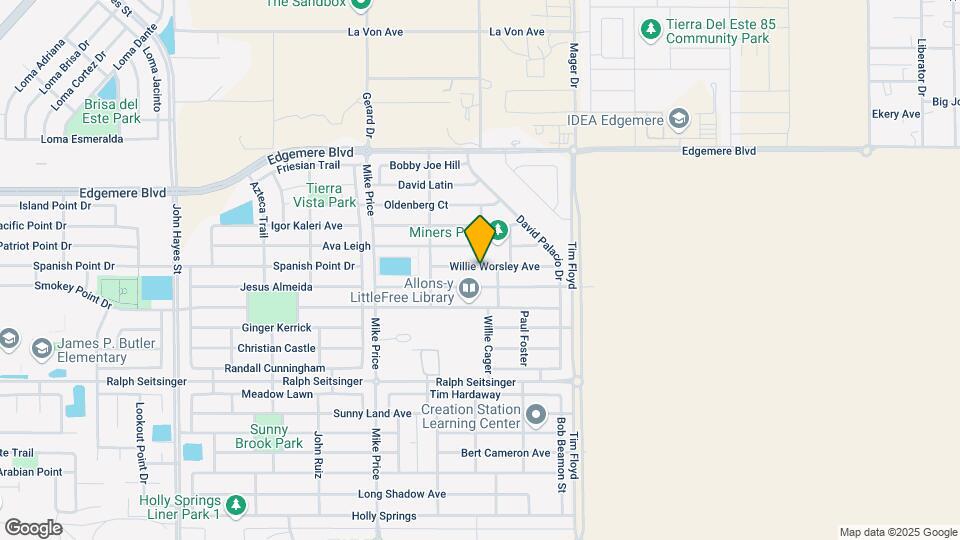 14852 Willie Worsley Ave Map and Location Details