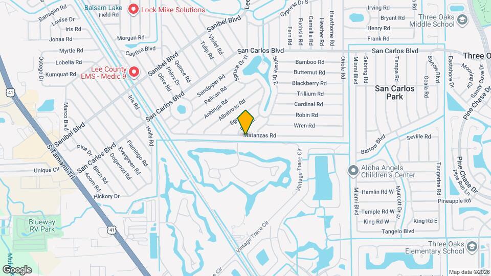 8208 Matanzas Rd Map and Location Details