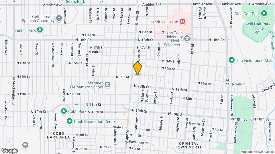 1358 Mulberry St Map and Location Details