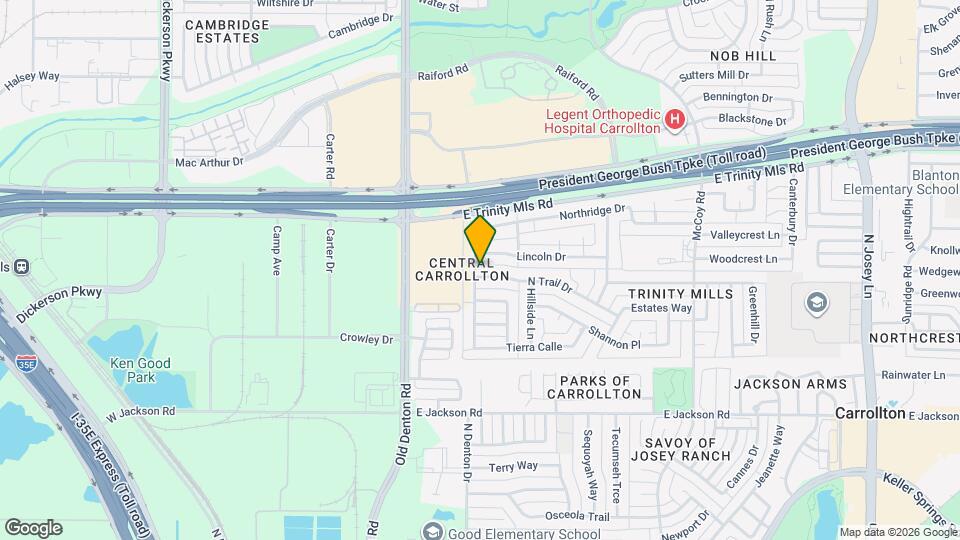 1301 N Trail Dr Map and Location Details