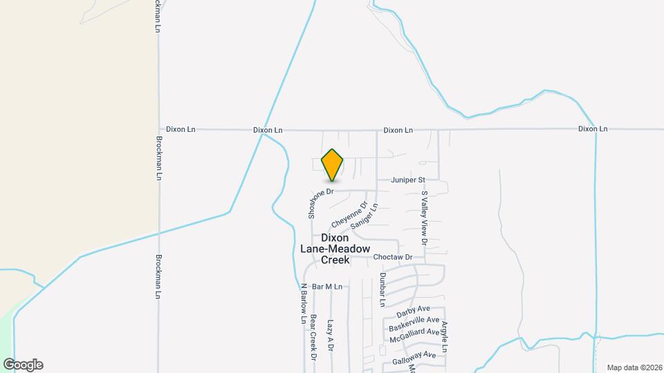 1851 Shoshone Dr Map and Location Details