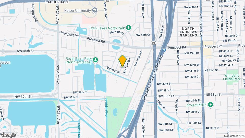 4130 NW 12th Ave Map and Location Details