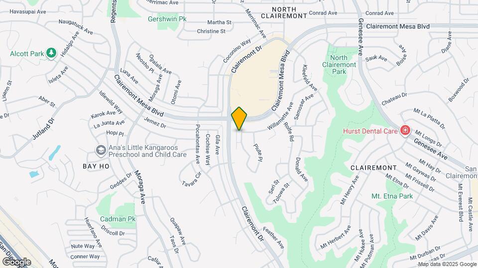 4564 Onondaga Ave Map and Location Details