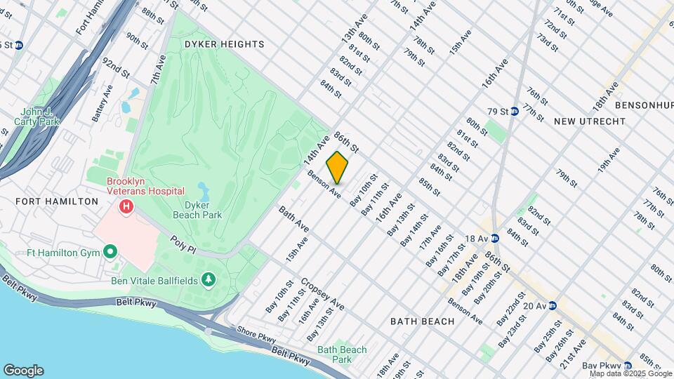 8684 15th Ave, Unit 2F Map and Location Details