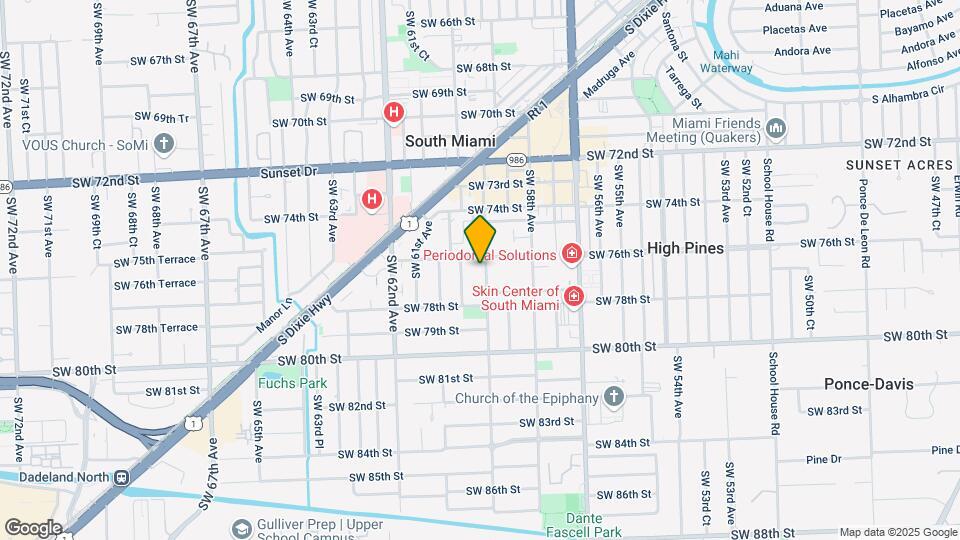7620 SW 59th Ave Map and Location Details