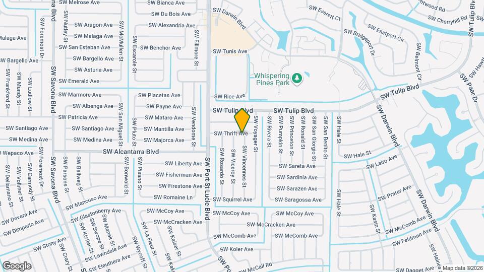 820 SW Thrift Ave Map and Location Details