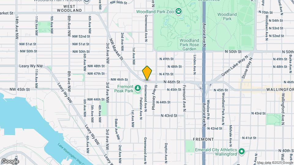 301 N 46th St, Unit D Map and Location Details