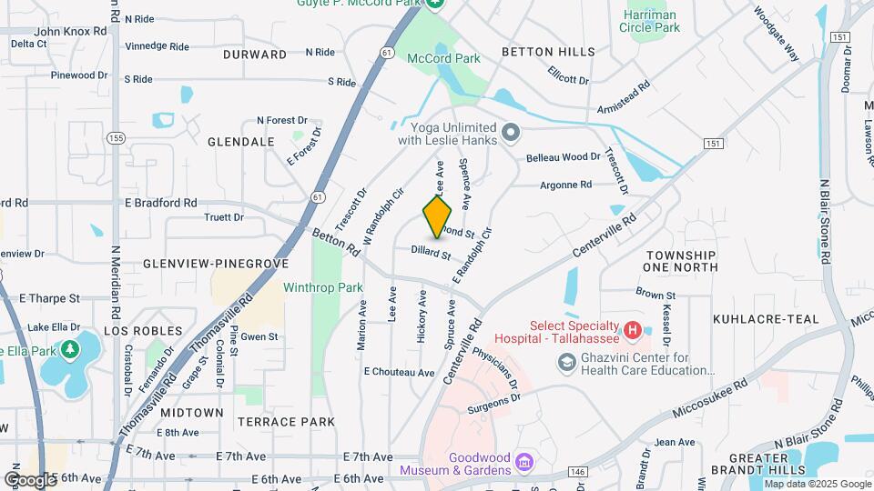 1312 Dillard St Map and Location Details