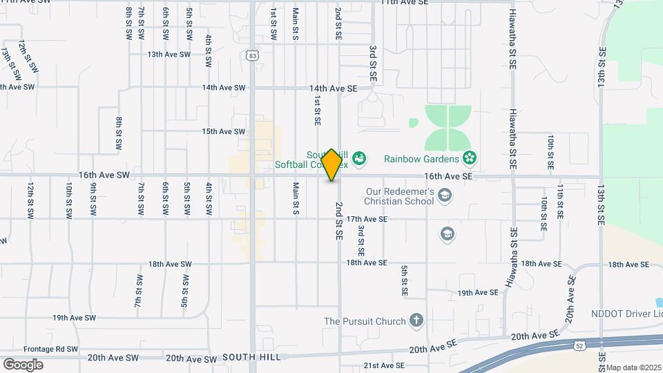 1610 2nd St SE Map and Location Details