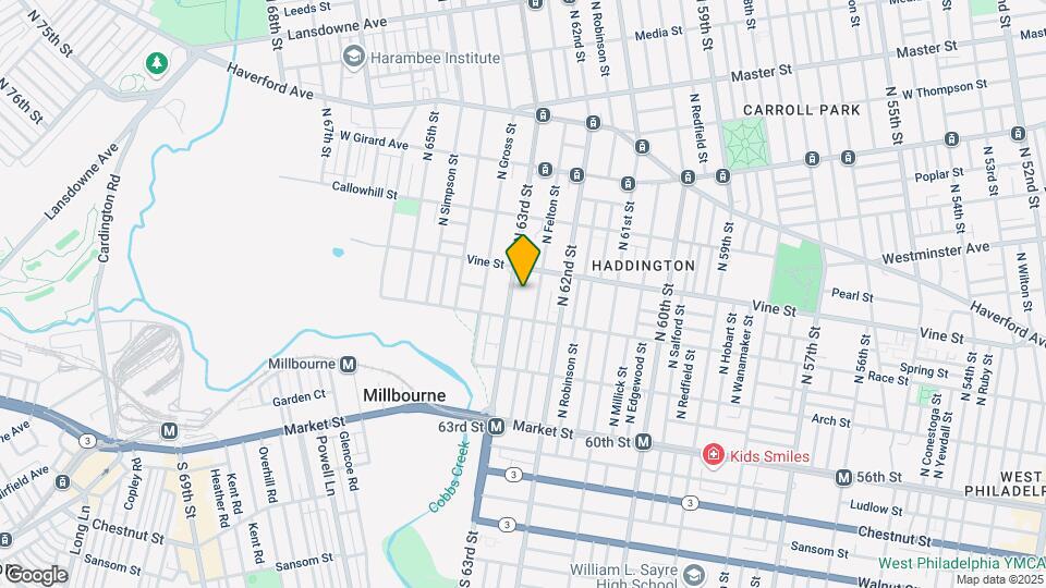 223-227 N 63rd St Map and Location Details