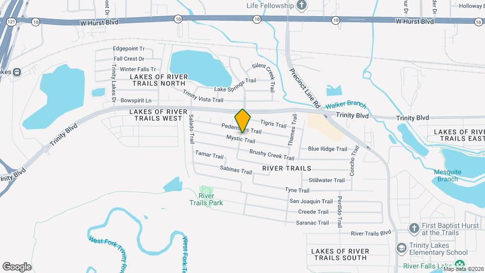 8701 Mystic Trail Map and Location Details