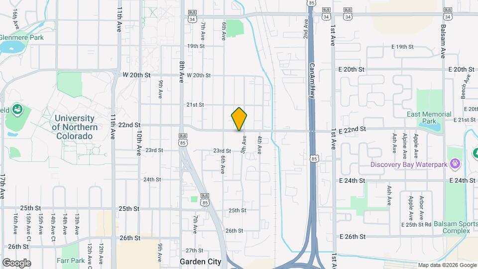 506 22nd St Map and Location Details