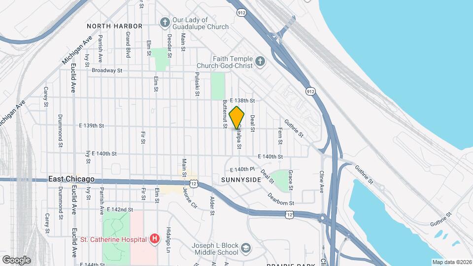 3906 Catalpa St, Unit 2 Map and Location Details
