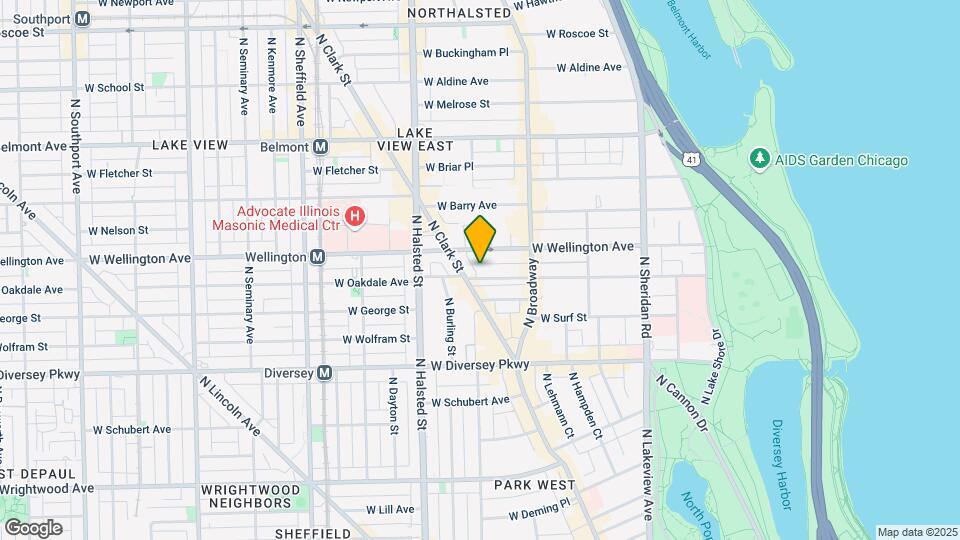 652 W Oakdale Ave Map and Location Details