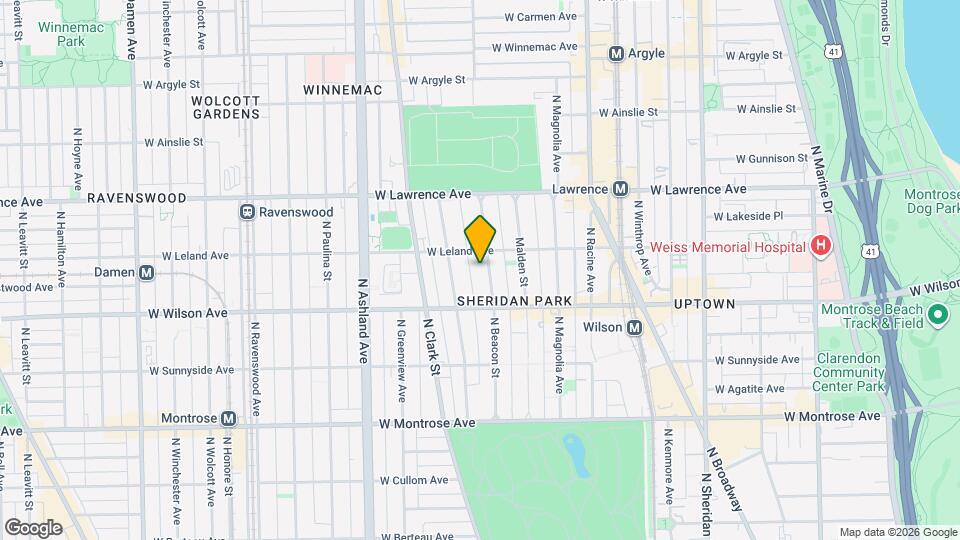 4636 N Beacon St, Unit 4612-3C Map and Location Details