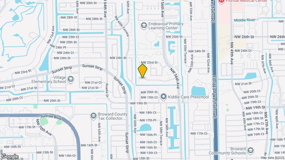 5940 NW 21st St Map and Location Details