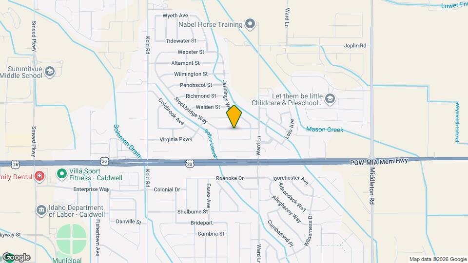 11591 Stockbridge Way Map and Location Details