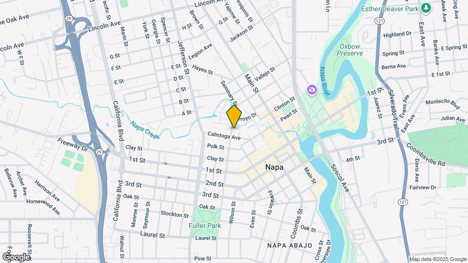 1316 Seminary St Map and Location Details