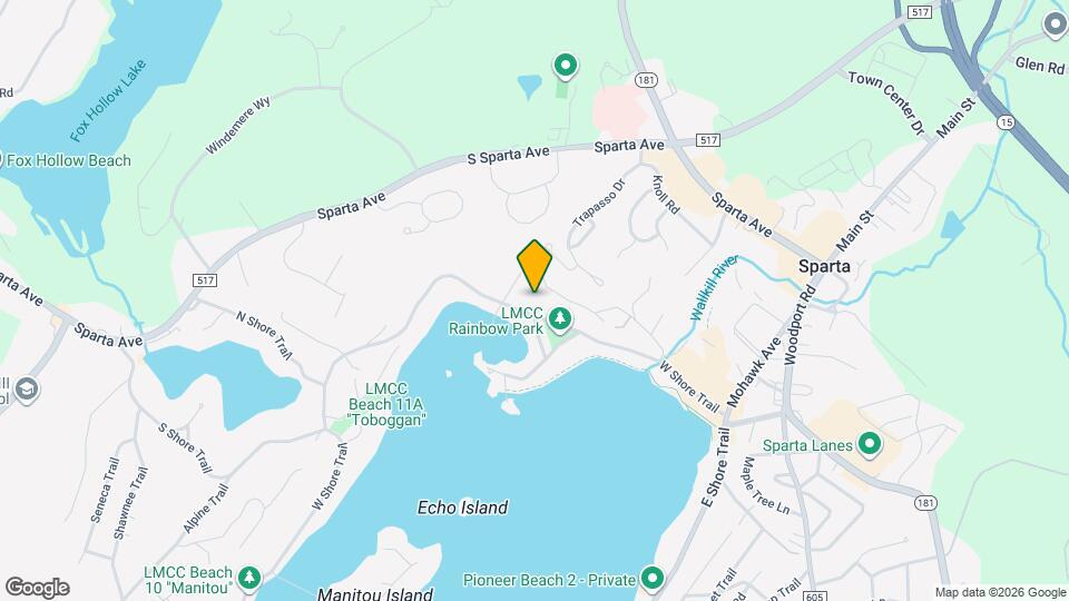 77 W Shore Trail Map and Location Details