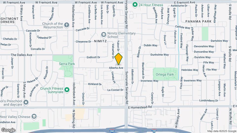 525 Alberta Ave Map and Location Details