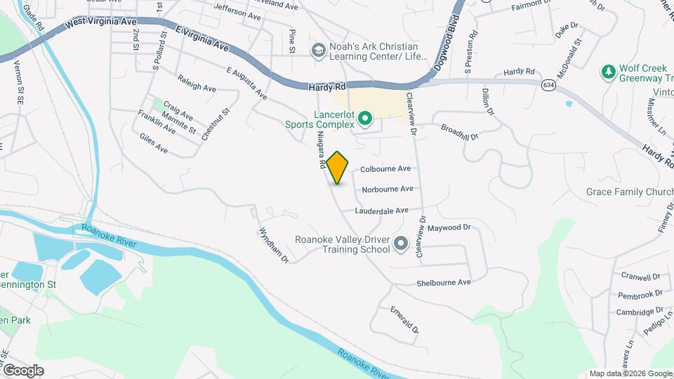 954 Niagara Rd Map and Location Details