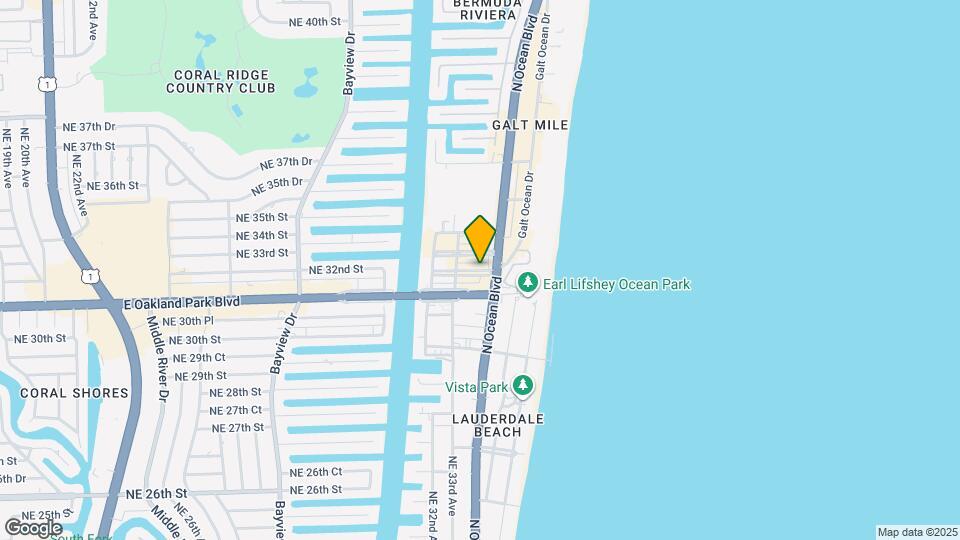 3345 NE 32nd St Map and Location Details