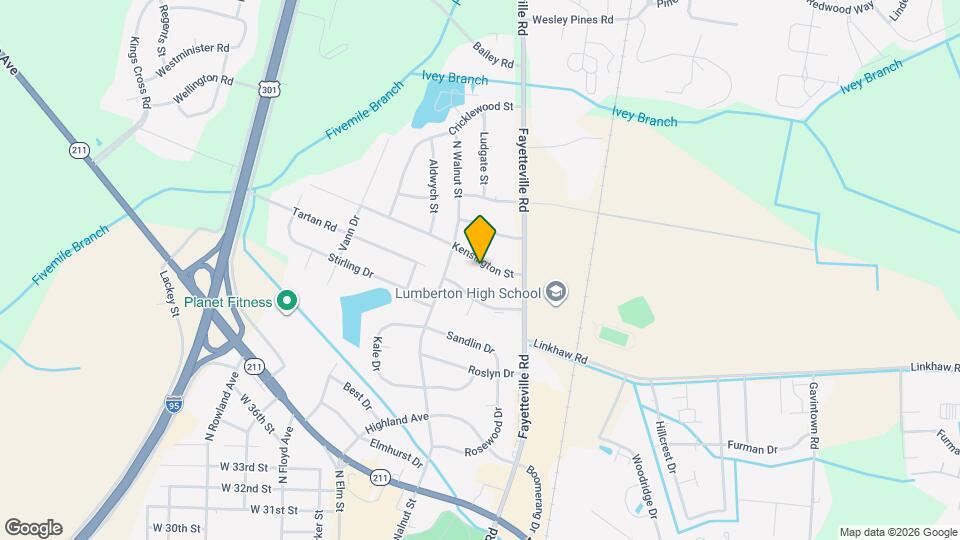 454 Kensington St Map and Location Details