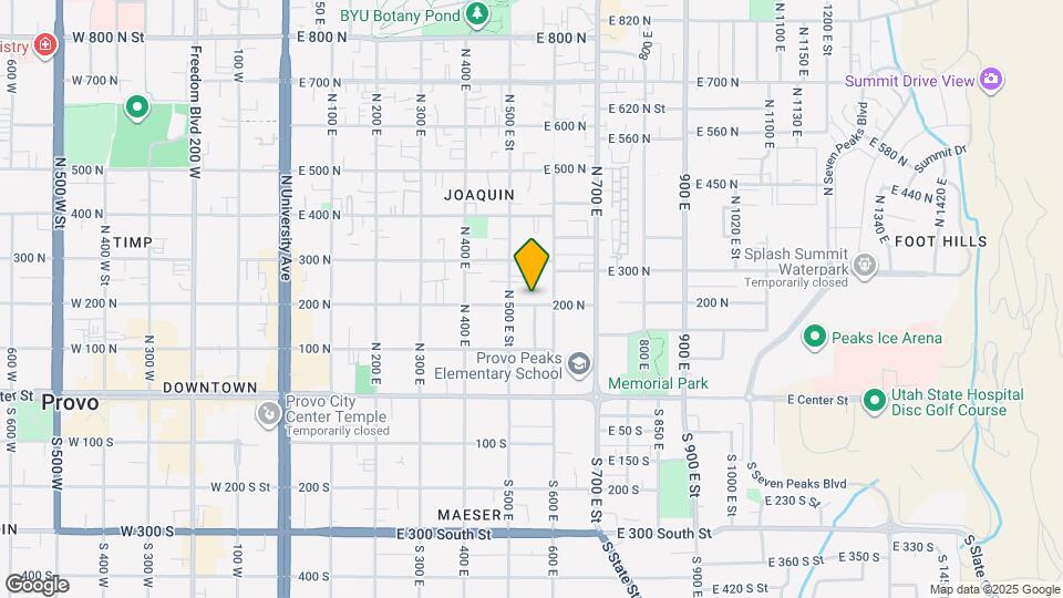 545 E 200 N Map and Location Details