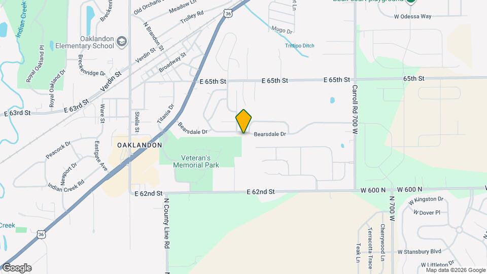 12305 Bearsdale Dr Map and Location Details