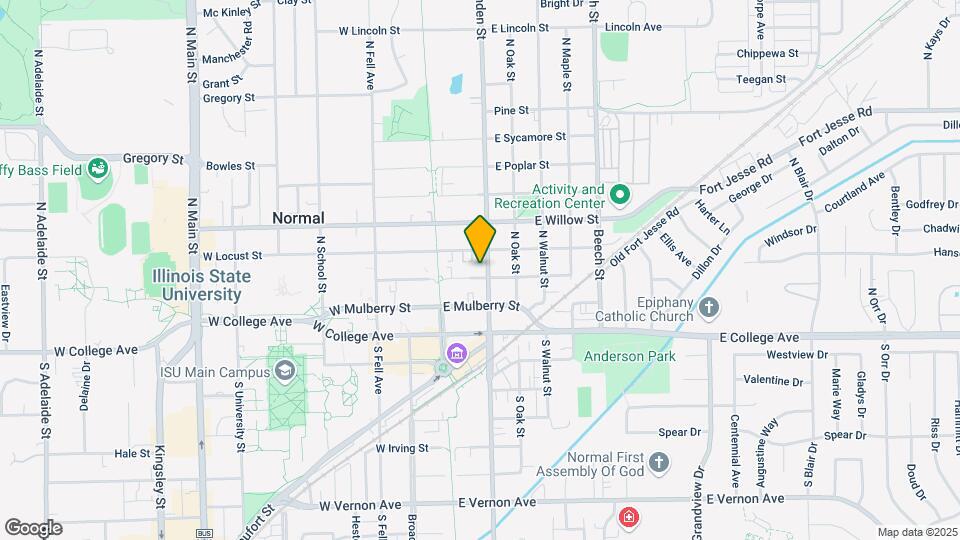 301 N Linden St Map and Location Details