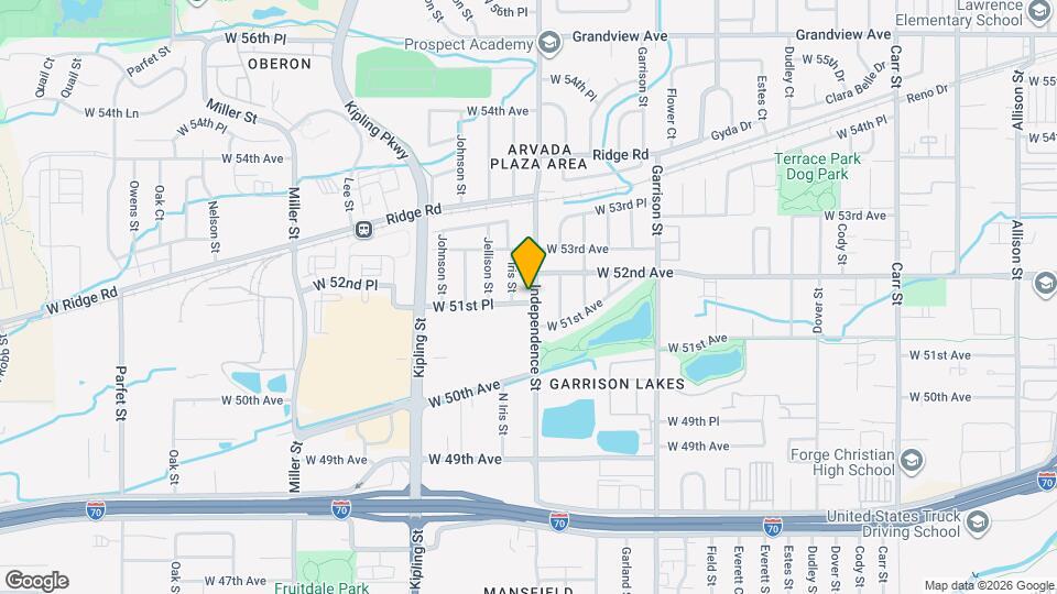 9605 W 51st Pl Map and Location Details