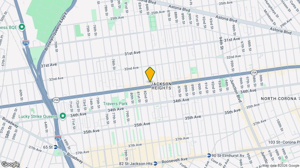 82-19 Northern Blvd Map and Location Details