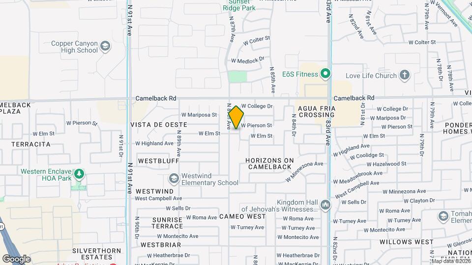 4730 N 86th Dr Map and Location Details