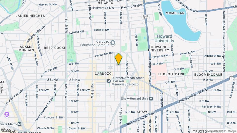 2128 11th St NW Mapa y Detalles de la Ubicación