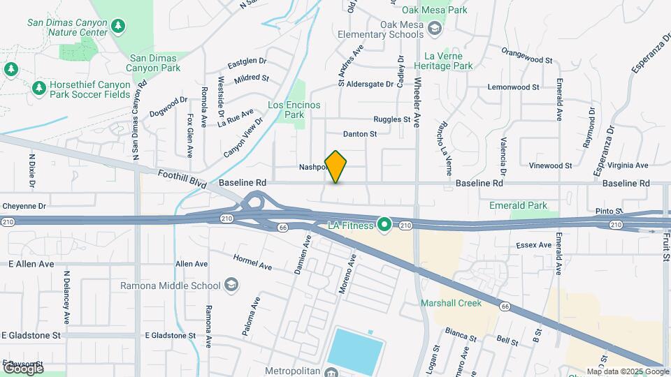 1156 Baseline Rd Mapa y Detalles de la Ubicación