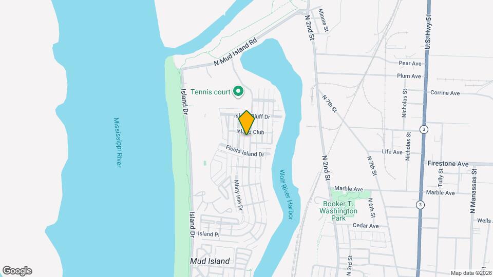 1331 Island Pl E Map and Location Details