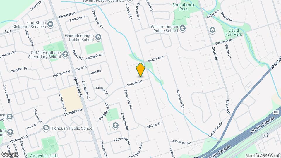 878 Strouds Ln Map and Location Details