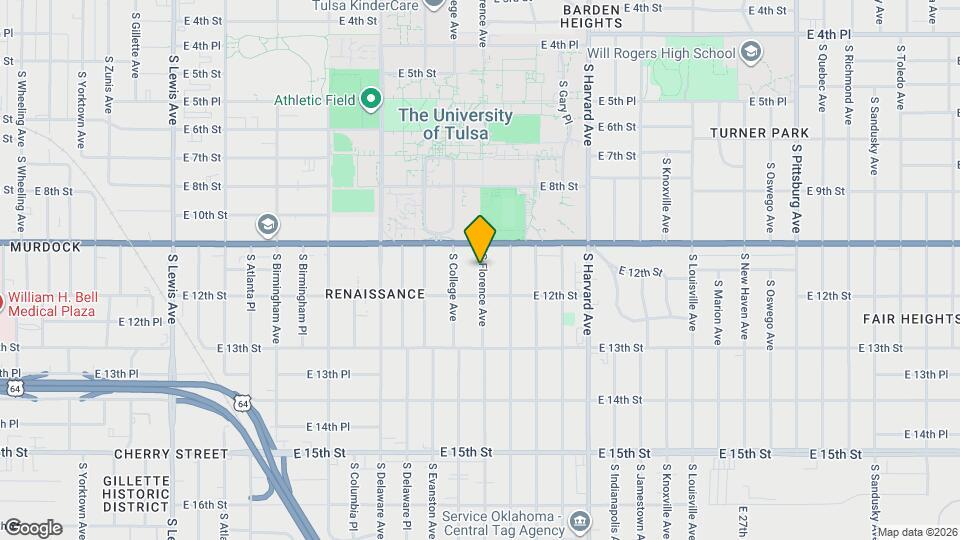 1130 S Florence Ave Map and Location Details