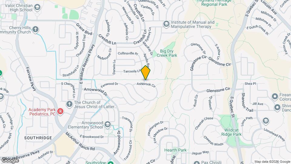 5160 Ashbrook Cir Map and Location Details